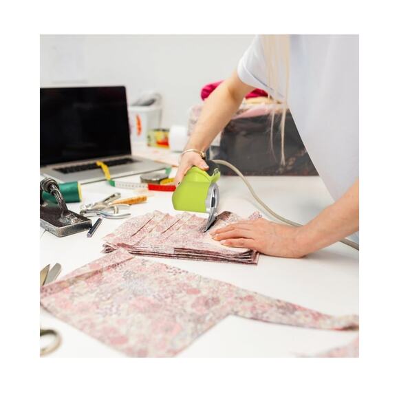 Electric Scissors Leather Fabric Cutter Blade Green Cordless Evcitn - Picture 7 of 8